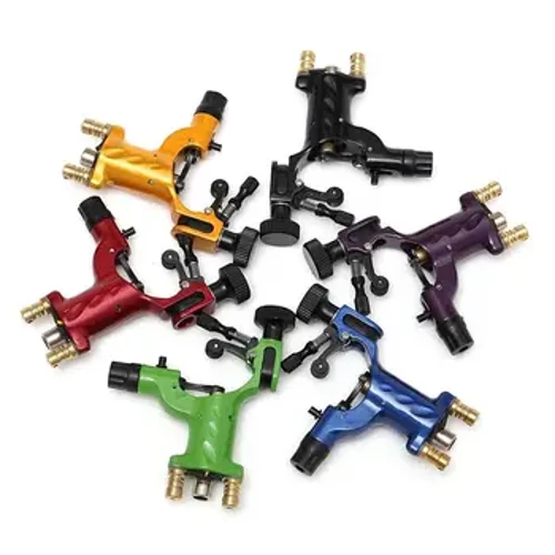 Eng yangi Dragonfly RCA Style Rotary Motor Tattoo Gun Machine Liner / Shader ulgurji 6 rangli.