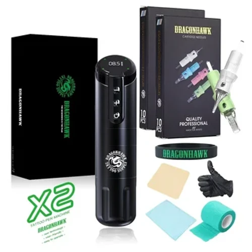 Dragonhawk X2 Bút Pin Dung Lượng Cao Thân Máy Xăm Không Dây Nghệ Thuật Phụ Kiện Thường Trực Dành Cho Người Mới Bắt Đầu Xăm Cung Cấp