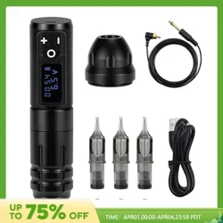 Portable Professional Tattoo Machine Pen Wireless Powerful Battery Coreless Motor Tattoo Rotary Machine For Body Art Tattoos