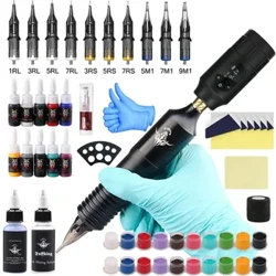 Patlayıcı Dövme Seti Kaş Dövme Nakış Makinesi Tam Set Araçları Dövme Kalemi Seti Dövme Motor Makinesi Toptan Kozmetik