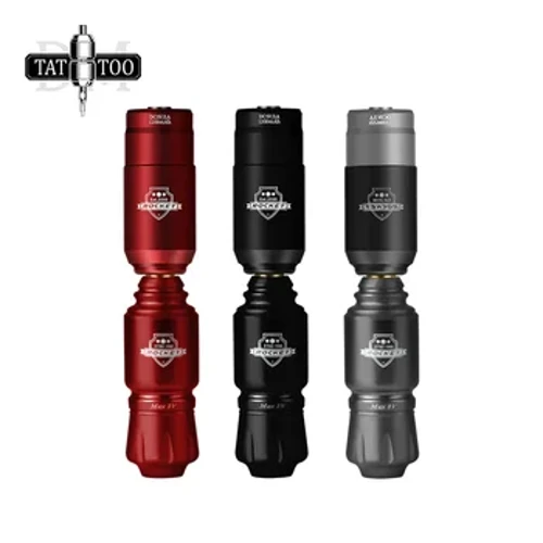 DMTATTOO Mini Rocket Tattoo Machine Set Japan Motor Wireless Tattoo Power Supply RCA Interface Rotary Tattoo Pen Kit Kit