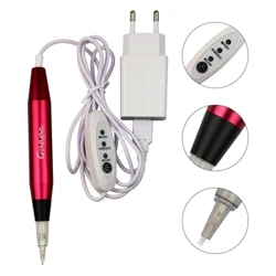 Neist Professionell Make-up Tattoo Pen Machine Permanent Wenkbrauwen Lip Contour Pen Beauty Art Tattoo Pistoul mat Cartouche Nadelen