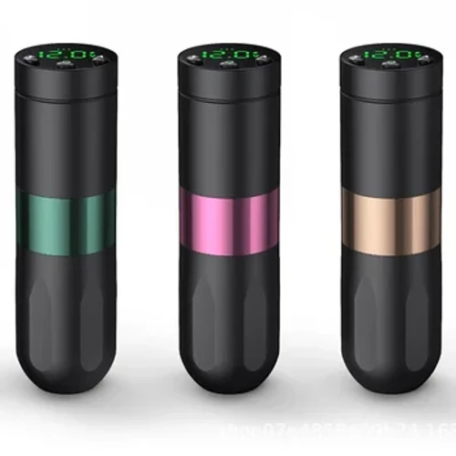 Machine à tatouer sans fil, affichage numérique LED, batterie rotative 1500mAh, stylo tout-en-un, pistolet professionnel