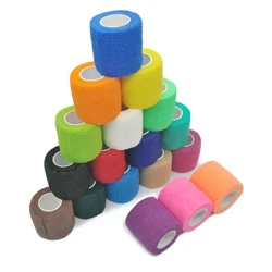 1 pièces 5cm x 4.6m bande de poignée de tatouage bande de poignée de tatouage couverture enveloppement doigt Protection du poignet Non-tissé élastique bande de tatouage