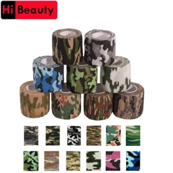 1 Roll 5*450cm Wegwerf Selbstklebend Flex Elastesch Camouflage Bandage Tattoo Handle Grip Tube Wrap Ielebou Stick Medical Tape