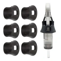 Bộ 50 Hình Xăm Hộp Kim Ngón Tay Bao Bảo Vệ Hấp Thụ Sốc Vòng Ngón Tay Gờ Cầm Hình Xăm Phụ Kiện Cung Cấp
