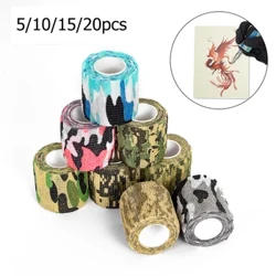 5/10/15/20 pièces couverture de pansement de poignée de tatouage enveloppes bandes non tissées imperméable auto-adhésif doigt poignet Protection fournitures de tatouage