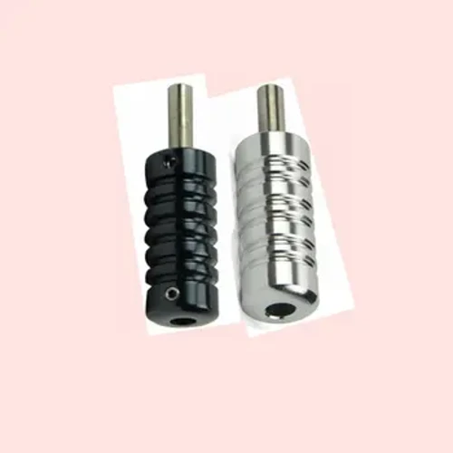 1 CÁI Đen Hoặc Slive Nhôm Hình Xăm Cầm 20MM Với Thân Sau Chuyên Nghiệp Máy Xăm Cầm Ống Đầu Dụng Cụ