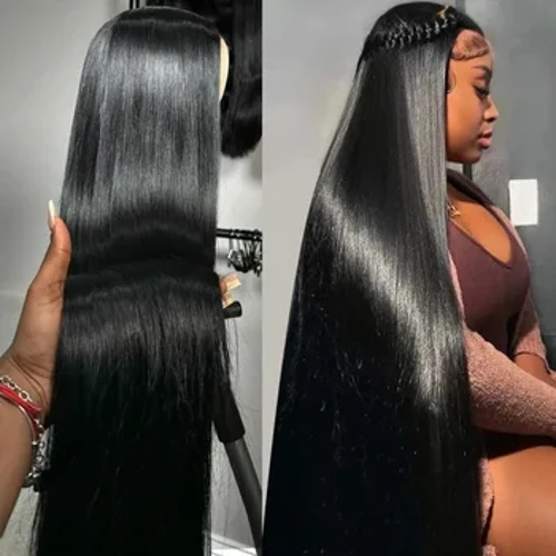 36 40 Inch 180 Density 13x4 13x6 Straight HD Lace Front Wig ng Buhok ng Tao Braizlian Transparent Lace Frontal Natural Closure Wig