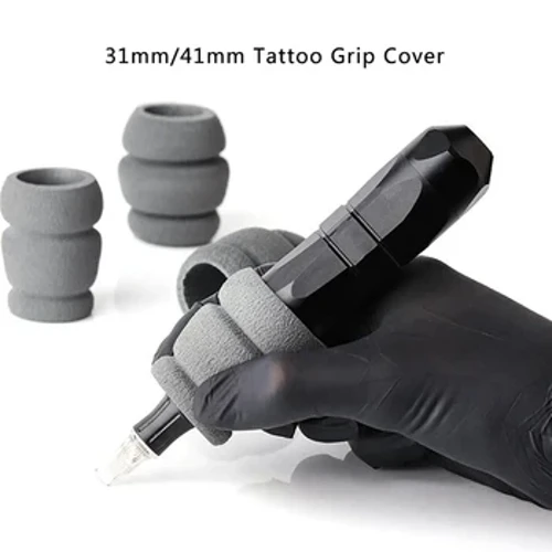 1Pcs 31/41mm I-Memory Foam Tattoo Grip Cover Cover Machine Ithuluzi Ithuluzi lesipontshi