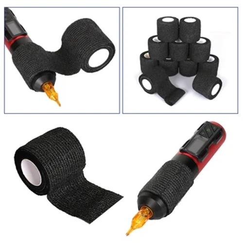 1pc 5 * 450cm Erabilera eta botatzeko tatuatzeko makina auto-itsaskorra Flex elastikoa kamuflaje benda Grip Hodia Wrap ukondoa makila zinta osagarria
