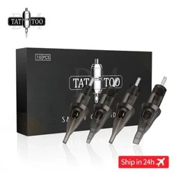 Aiguilles de tatouage à cartouche RL RS RM M1, jetables, stérilisées, de sécurité, pour poignées de Machines à cartouche