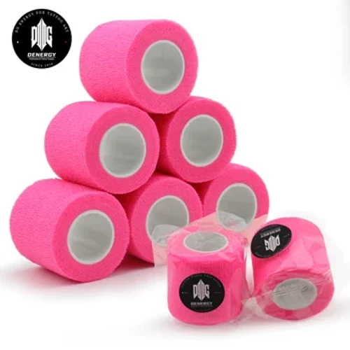 Tattoo Grip Cover Wrap Arrosa distiratsua 6pcs/12pcs/24pcs-Denergy PMU Boligrafo Grip Tape Wrap Cover Sports Tape Adherente Tattoo Osagarriak