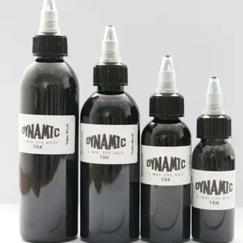 Kvalitní Dynamic Triple Black Pigment Tattoo Ink 30ml 60ml 90ml 120ml Tattoo Ink Body Color Drawing Teng Black Tattoo Material