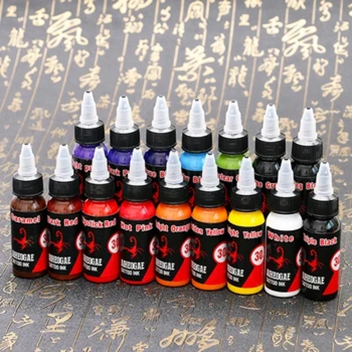 30ML/Chai Chuyên Nghiệp Sắc Tố Hình Xăm Loại Mực An Toàn Một Nửa Thường Trực Sơn Tiếp Tế Cho Vẻ Đẹp Trang Điểm Nghệ Thuật Thân Thể