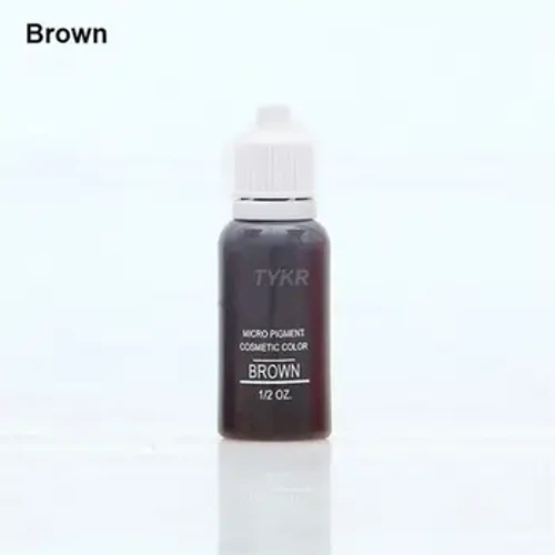 15ml profesjonalny tusz do tatuażu makijaż permanentny brwi usta linia oczu atramenty do tatuażu Pigment do mikrobladingu DIY uroda ciała sztuka tatuażu