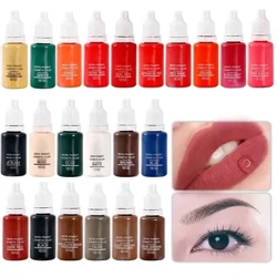 23 màu Mực xăm chuyên nghiệp cho nghệ thuật cơ thể Thực vật tự nhiên Vi sắc tố Sắc tố vĩnh viễn Mực xăm