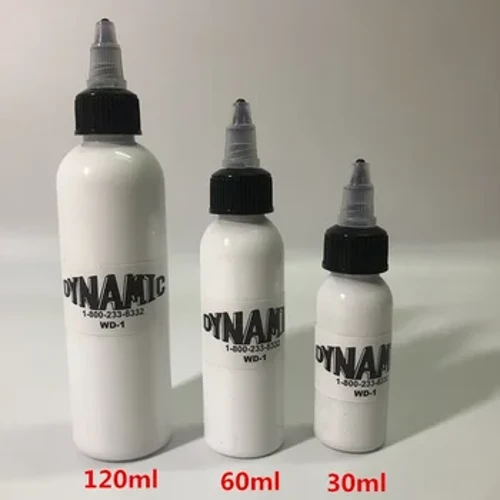 30ML,60ML,120ML,250M természetes növényi professzionális tetováló tinta fehér színű félig állandó smink pigment festékek palackok testművészeti eszköz