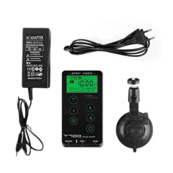 Alimentation électrique intelligente T700 pour Machine à tatouer rotative, stylo, écran tactile LCD numérique, batterie avec support, fournitures de tatouage