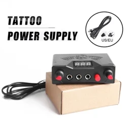 Mini alimentation électrique pour tatouage, avec adaptateur, Source professionnelle pour Machine à tatouer, mitrailleuse rotative pour Liner et Shader