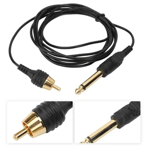 Câble de Clip de tatouage TPE, 6,2 pieds, cordon d'alimentation pour Machine à tatouer, alimentation pour stylo de tatouage