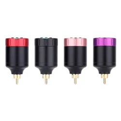 Alimentation électrique sans fil pour Machine à tatouer, 1350mAh, batterie pour stylo de tatouage Microblading, Interfaces RCA pour accessoires de Machine à tatouer