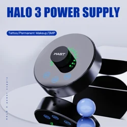 Mast Tattoo Halo 3 Alimentation de tatouage Fonctionnement simple 3 modes Sortie 3,2-10 V pour divers travaux de tatouage