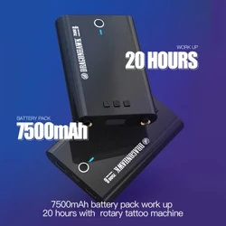 Dragonhawk LCD Tattoo Power Bank Uppladdningsbar tatueringsmaskin Batteri Power Box Trådlös strömförsörjning Permanent Makeup