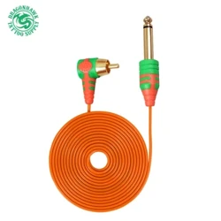 Cordon de Clip RCA en Silicone pour tatouage, 2m, en caoutchouc, Machine de maquillage, fil de stylo, alimentation électrique