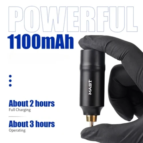 Mast Tatu T2 Mini RCA birikdirijisi Simsiz zarýad berilýän hemişelik çalt zarýad batareýa elektrik üpjünçiligi enjamy adapter makiýaup ruçkasy