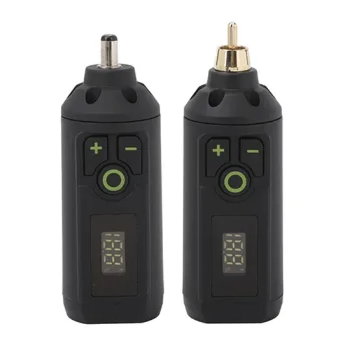 Batteria per macchinetta per tatuaggi wireless Professione Tipo C Lega LCD digitale Alimentatore per macchinetta per tatuaggi con penna per forniture per saloni di bellezza