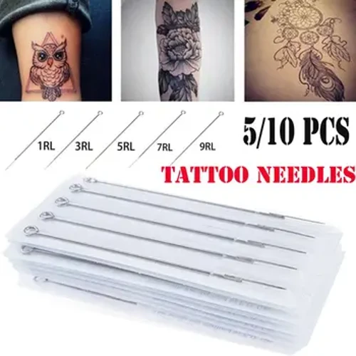 Ace pentru tatuaj sterile profesionale pentru căptușeală rotundă Ace pentru tatuaj Accesorii pentru machiaj permanent