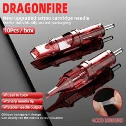 DRAGONFIRE Tattoo Cartridge Naalden RS RL RM M1 Make-up Permanente 10 Stuks met Membraan Veiligheid Cartridges Wegwerp Tattoo Naald