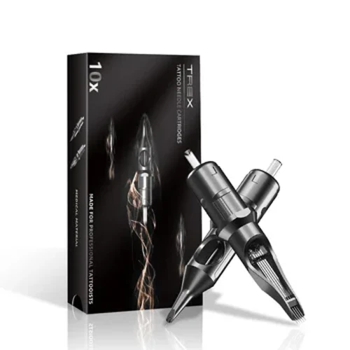 T-Rex 10 Pcs 0.35 Mm 3RL/14RL Cartridge Jarum Tato Cartridge Jarum Sekali Pakai Disterilkan Safety Makeup Tato Perlengkapan