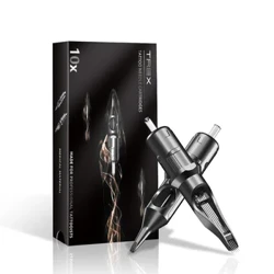T-Rex 10 Uds 0,35mm 3RL/14RL cartucho aguja tatuaje cartucho agujas desechables esterilizadas seguridad maquillaje tatuaje suministros