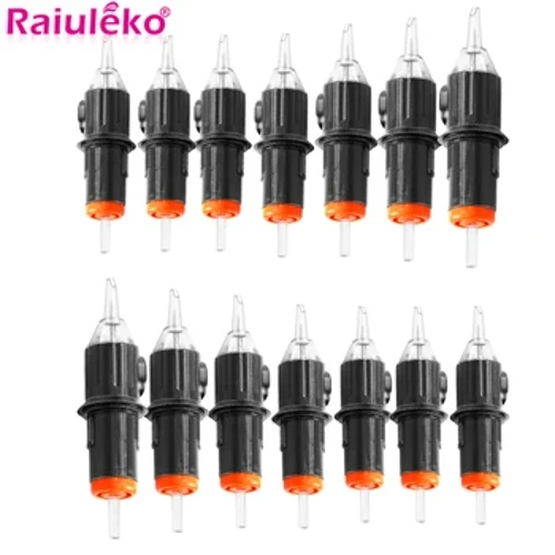 Dövme Kartuş İğnesi RL/M1/RM/RS Tek Kullanımlık Sterilize Yarı Kalıcı Kaş Dudak Makyaj İğneleri Dövme Makinesi Kalem Tabancası