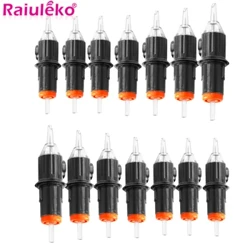 Dövme Kartuş İğnesi RL/M1/RM/RS Tek Kullanımlık Sterilize Yarı Kalıcı Kaş Dudak Makyaj İğneleri Dövme Makinesi Kalem Tabancası