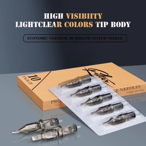 Ace de tatuaj cu cartuș filtru original Sistem de membrană cu căptușeală rotundă pentru mânerul mașinii cu cartuş #10,0,30 mm 10 bucăţi per lot