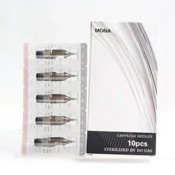 10 Cái/hộp 1203RL 0.35 Mm Hình Xăm Hộp Kim Kim Cho Bút Trang Điểm Vĩnh Viễn Máy Xăm Bút