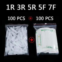 100 CHIẾC 1R 3R 5R 5F 7F PMU Kim + Đầu Kim Dùng Một Lần Tiệt Trùng Hình Xăm Chuyên Nghiệp kim vĩnh viễn Trang Điểm Lông Mày