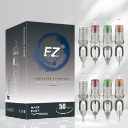 50 шт. Цінний пакет EZ Revolution Tattoo Cartridge Needle Kit RL RS M1 M1C Різні розміри для витратних матеріалів для тату-машин