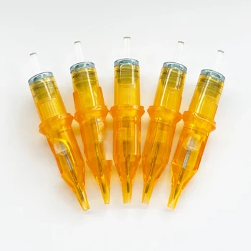 5/10 PCS Tattoo Needle Cartridge Tip Replacement 0.35MM RL/RS/RM/M1 Para sa Permanenteng Makeup MTS Tattoo Machine Kit Eyebrow