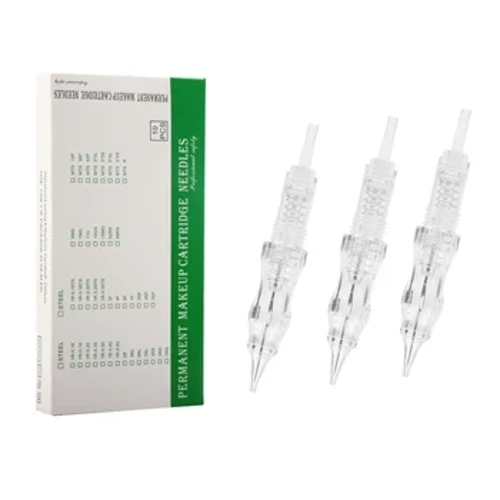 10 CHIẾC Cuộc Cách Mạng Hình Xăm Kim Thường Trực Trang Điểm Hộp Kim Cho p300 Máy Xăm Bộ Lông Mày Kim