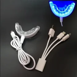 Smart LED Zahnaufhellung Tragbar USB-Lade LED Blaulicht Zahnaufhellungsinstrument Zahnaufhellungsgerät Ausrüstung