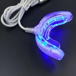Smart LED pentru albirea dintilor Incarcare USB portabila LED cu lumina albastra Instrument de albire dentara Dispozitiv de albire a dintilor Echipament