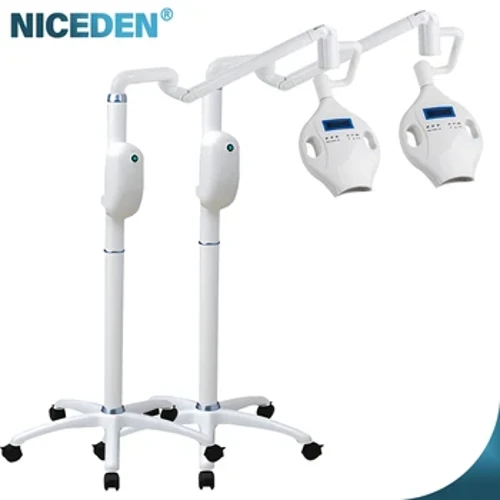 Nieuwe professionele hoogwaardige mobiele tandheelkundige led-bleken tand tanden bleken apparaat licht lamp apparatuur