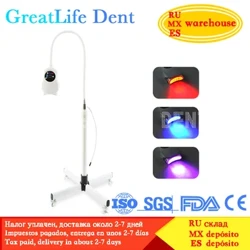 GreatLife Dent 50w 10 Leds Kırmızı Mavi Mor Çıkarılabilir Yüksekliği Ayarlanabilir Diş Diş Beyazlatma Ağartma Hızlandırıcı Lamba Işıkları