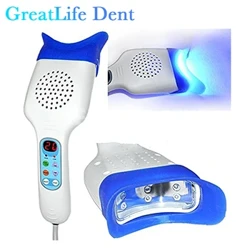 GreatLife Dent 10 LED 3 värvi hambaravi käeshoitav tüüp kaasaskantav hammaste valgendamise kiirendi mini hammaste valgendamise valguslamp