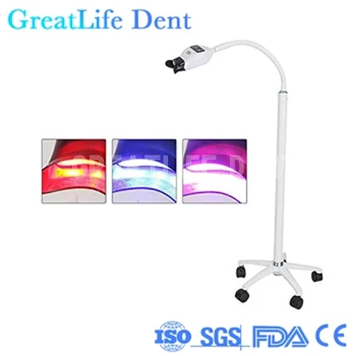 GreatLife Dent 24W 6 Leds Dannedd Whitening Cyflymydd Deintyddol Dannedd Whitening Machine ar gyfer Uned Cadeirydd Deintyddol