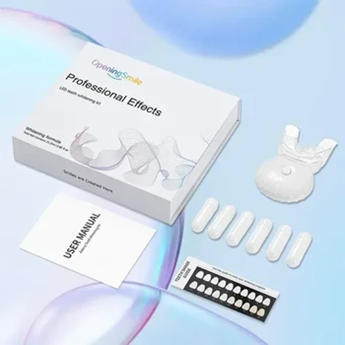 OpeningSmile LED Hortzak zuritzeko azeleragailu berria Argi hotza zuritzeko gailua USB kargagarria hortzak zuritzeko kit